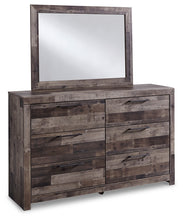 Load image into Gallery viewer, Derekson Full Panel Bed with Mirrored Dresser, Chest and 2 Nightstands
