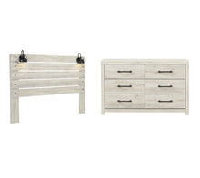 Load image into Gallery viewer, Cambeck Queen Panel Headboard with Dresser
