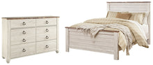 Load image into Gallery viewer, Willowton  Panel Bed With Dresser
