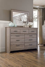 Load image into Gallery viewer, Zelen / Panel Headboard With Mirrored Dresser And Chest
