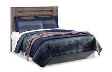 Load image into Gallery viewer, Zelen King/California King Panel Headboard with Mirrored Dresser
