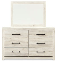 Load image into Gallery viewer, Cambeck Queen Panel Headboard with Mirrored Dresser and Chest
