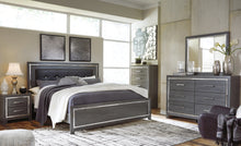 Load image into Gallery viewer, Lodanna King Panel Bed with Mirrored Dresser, Chest and Nightstand
