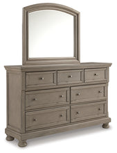 Load image into Gallery viewer, Lettner California King Panel Bed with Mirrored Dresser and 2 Nightstands

