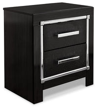 Load image into Gallery viewer, Kaydell King Panel Bed with Storage with Mirrored Dresser and 2 Nightstands
