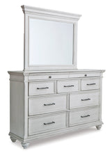 Load image into Gallery viewer, Kanwyn King Panel Bed with Storage with Mirrored Dresser, Chest and 2 Nightstands
