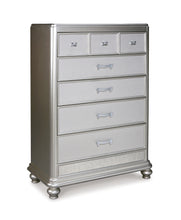 Load image into Gallery viewer, Coralayne King Upholstered Bed with Mirrored Dresser and Chest
