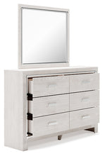 Load image into Gallery viewer, Altyra King Upholstered Storage Bed with Mirrored Dresser and Nightstand
