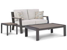 Load image into Gallery viewer, Tropicava Outdoor Loveseat with Coffee Table and End Table
