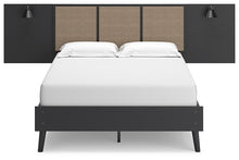 Load image into Gallery viewer, Charlang  Panel Platform Bed With 2 Extensions
