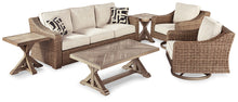 Load image into Gallery viewer, Beachcroft Outdoor Sofa with 2 Lounge Chairs, Coffee Table and End Table
