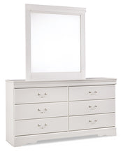 Load image into Gallery viewer, Anarasia Queen Sleigh Headboard with Mirrored Dresser, Chest and Nightstand
