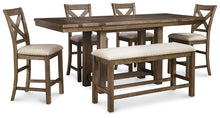 Load image into Gallery viewer, Moriville Counter Height Dining Table and 4 Barstools and Bench
