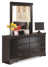 Load image into Gallery viewer, Huey Vineyard Full Sleigh Bed with Mirrored Dresser, Chest and 2 Nightstands
