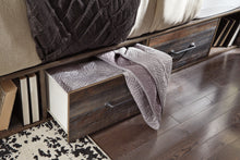 Load image into Gallery viewer, Drystan King Panel Bed with 2 Storage Drawers with Mirrored Dresser and Chest
