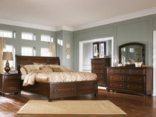 Load image into Gallery viewer, Porter Queen Sleigh Bed with Mirrored Dresser, Chest and Nightstand

