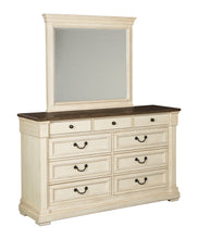 Load image into Gallery viewer, Bolanburg California King Panel Bed with Mirrored Dresser, Chest and Nightstand
