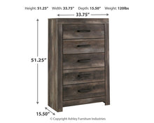 Load image into Gallery viewer, Wynnlow King Panel Bed with Mirrored Dresser and Chest
