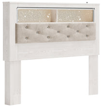 Load image into Gallery viewer, Altyra Queen Bookcase Headboard with Mirrored Dresser, Chest and Nightstand
