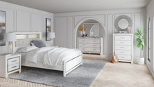 Load image into Gallery viewer, Altyra Queen Bookcase Headboard with Mirrored Dresser, Chest and Nightstand
