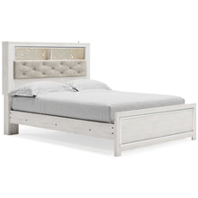 Load image into Gallery viewer, Altyra Queen Panel Bookcase Bed with Mirrored Dresser

