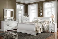 Load image into Gallery viewer, Anarasia Queen Sleigh Bed with Mirrored Dresser, Chest and 2 Nightstands
