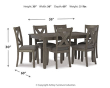 Load image into Gallery viewer, Caitbrook RECT DRM Table Set (7/CN)
