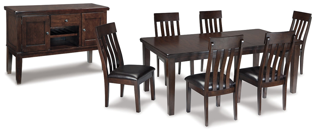 Haddigan Dining Table and 6 Chairs with Storage