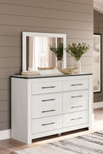 Load image into Gallery viewer, Schoenberg Queen Panel Bed with Mirrored Dresser
