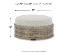 Load image into Gallery viewer, Calworth Ottoman with Cushion
