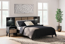 Load image into Gallery viewer, Charlang  Panel Platform Bed With 2 Extensions
