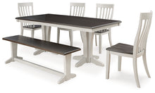 Load image into Gallery viewer, Darborn Dining Table and 4 Chairs and Bench
