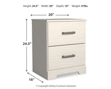 Load image into Gallery viewer, Stelsie Twin Panel Bed with Mirrored Dresser and Nightstand
