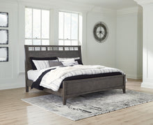 Load image into Gallery viewer, Montillan King Panel Bed with Mirrored Dresser, Chest and 2 Nightstands
