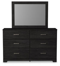 Load image into Gallery viewer, Belachime Twin Panel Bed with Mirrored Dresser, Chest and 2 Nightstands
