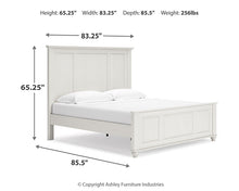 Load image into Gallery viewer, Grantoni King Panel Bed with Dresser
