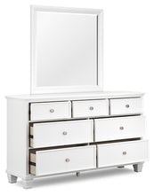 Load image into Gallery viewer, Fortman King Panel Bed with Mirrored Dresser
