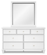 Load image into Gallery viewer, Fortman King Panel Bed with Mirrored Dresser
