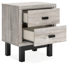 Load image into Gallery viewer, Vessalli King Panel Bed with Mirrored Dresser, Chest and 2 Nightstands
