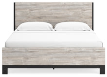 Load image into Gallery viewer, Vessalli King Panel Bed with Mirrored Dresser
