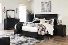 Load image into Gallery viewer, Chylanta King Sleigh Bed with Mirrored Dresser, Chest and 2 Nightstands
