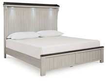 Load image into Gallery viewer, Darborn King Panel Bed with Mirrored Dresser, Chest and 2 Nightstands
