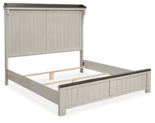 Load image into Gallery viewer, Darborn King Panel Bed with Mirrored Dresser
