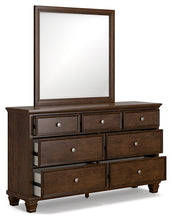 Load image into Gallery viewer, Danabrin King Panel Bed with Mirrored Dresser
