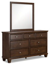 Load image into Gallery viewer, Danabrin King Panel Bed with Mirrored Dresser, Chest and 2 Nightstands
