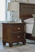 Load image into Gallery viewer, Danabrin Full Panel Bed with Mirrored Dresser, Chest and 2 Nightstands
