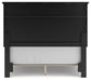 Lanolee Full Panel Bed with Mirrored Dresser, Chest and Nightstand