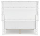 Fortman Full Panel Bed with Mirrored Dresser and Nightstand