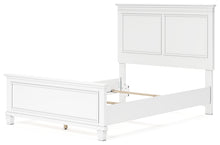 Load image into Gallery viewer, Fortman Full Panel Bed with Mirrored Dresser and 2 Nightstands
