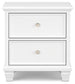 Fortman Twin Panel Bed with Mirrored Dresser, Chest and Nightstand